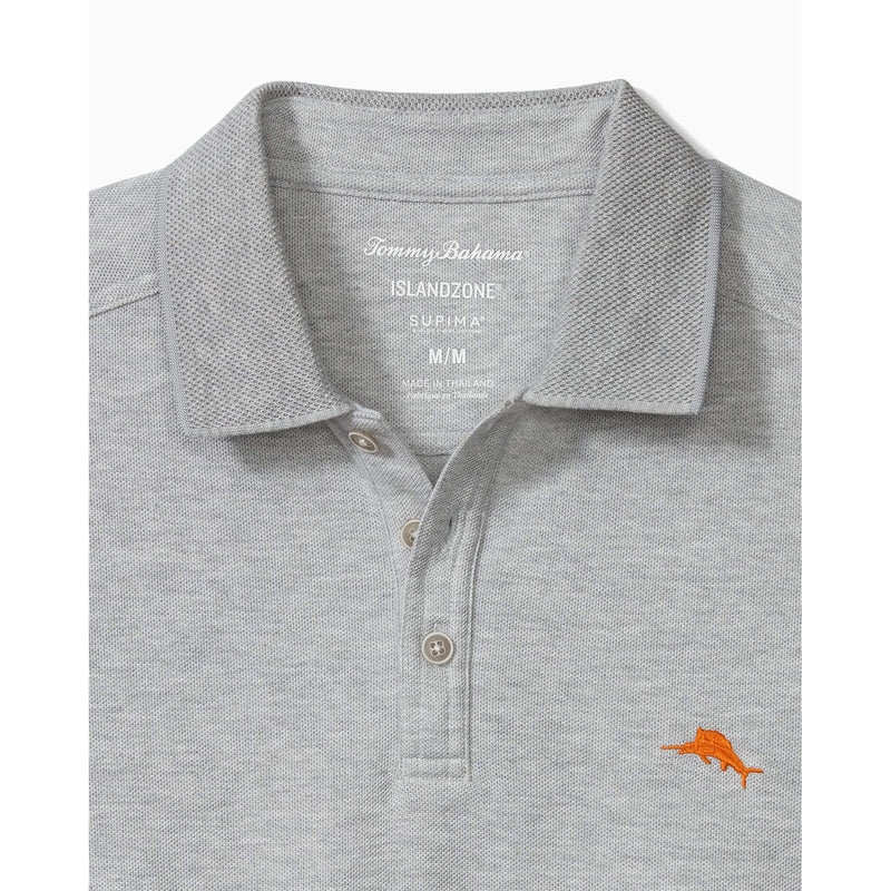 Tommy Bahama IslandZone Emfielder 2.0 Polo Shirt - Storm Gray Heather