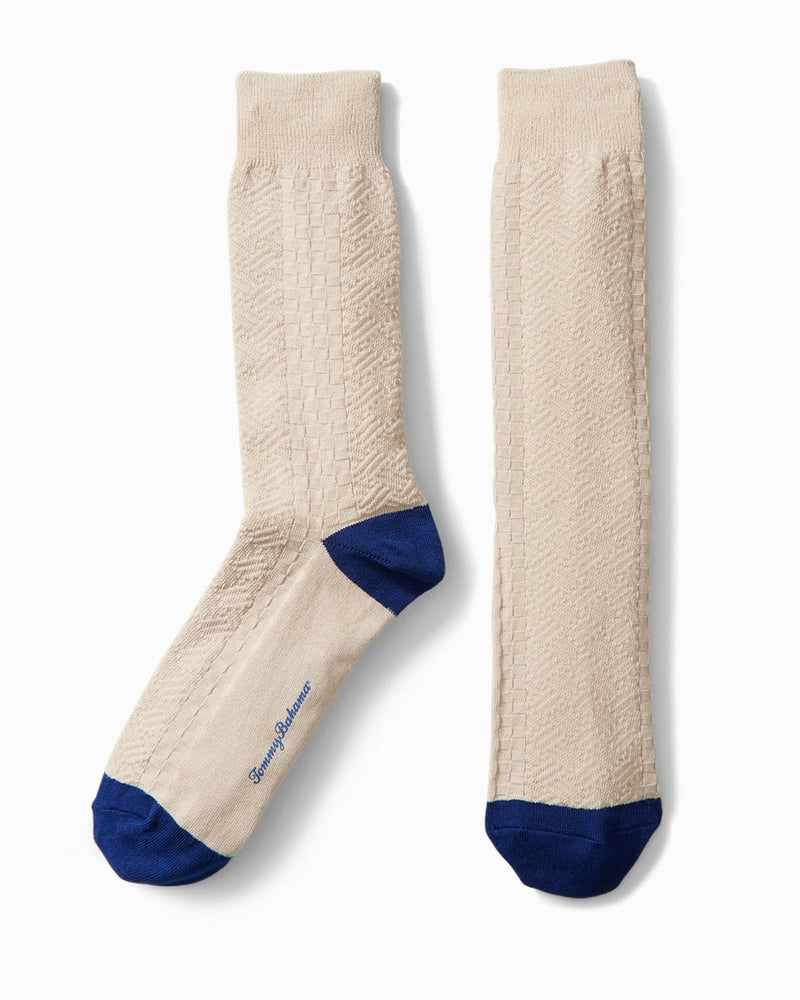 Tommy Bahama Lauhala Socks - Lauhala - Stone