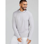 Tasc Carrolton Long Sleeve Hoodie T-Shirt - Silver