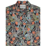 Tori Richard Tropbatik Cotton Lawn Camp Shirt - Navy