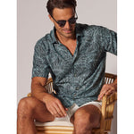 Tori Richard Lineage Cotton Lawn Camp Shirt - Black