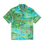 Tori Richard Pixelated Paradise Camp Shirt - Aqua