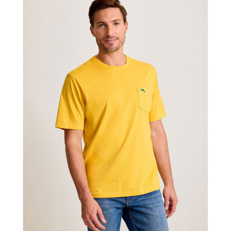 Tommy Bahama Men's New Bali Skyline Tee T-Shirt - Daffodil Daze