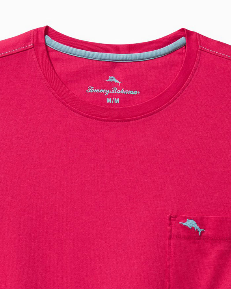 Tommy Bahama New Bali Skyline Long Sleeve T-Shirt - Bright Rose