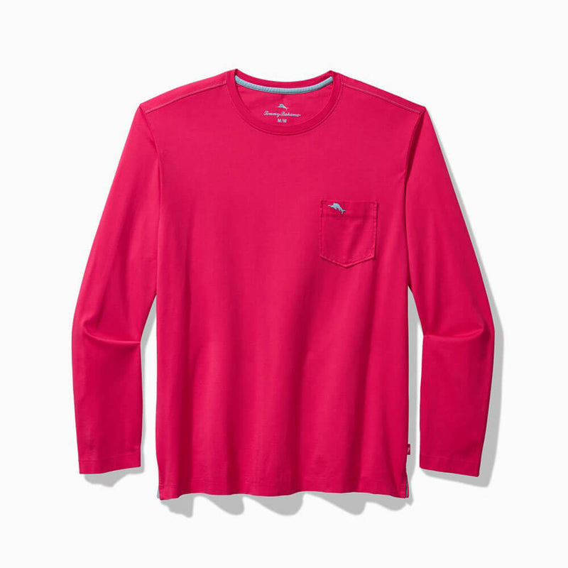 Tommy Bahama New Bali Skyline Long Sleeve T-Shirt - Bright Rose