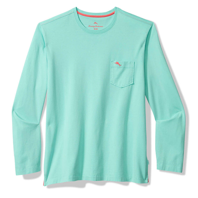 Tommy Bahama New Bali Skyline Long Sleeve T-Shirt - Blue Swell