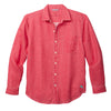 Tommy Bahama Sea Glass Breezer Linen Long Sleeve Shirt - Teaberry