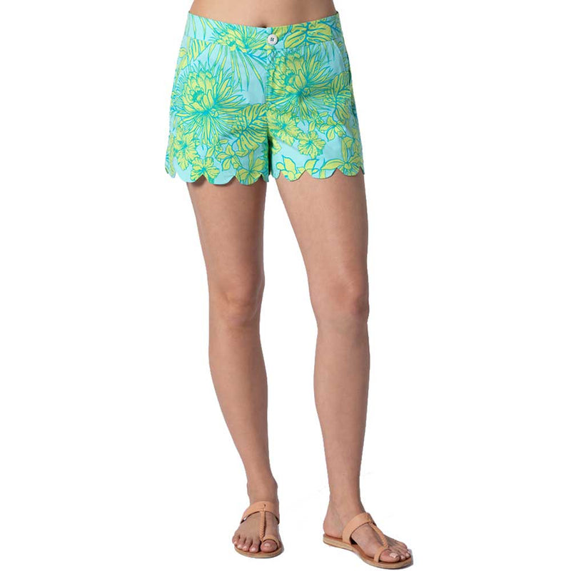 Tori Richard Manoa Valley Sloane Shorts - Aqualine