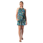Tori Richard Around The Island Chriselle Romper - Navy
