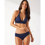 Tommy Bahama Pearl High Waist Side Shirred Bikini Bottom - Mare Navy*