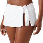 Tommy Bahama Pearl Skirted Hipster Bikini Bottom - White