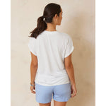 Tommy Bahama Women's Kauai Jersey V-Neck T-Shirt - White