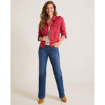 Tommy Bahama Women's Two Palms Raw Edge Linen Jacket - Deep Havana
