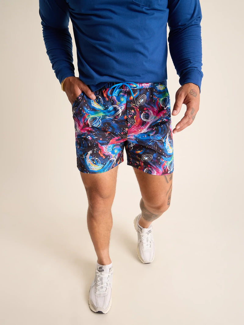 Chubbies The Galactic Odysseys Boxer Briefs - Black - Pattern Base (Plaids)