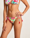 Tommy Bahama Womens Island Cays Fiesta Reversible String Bottom - Pink Maui Rev*