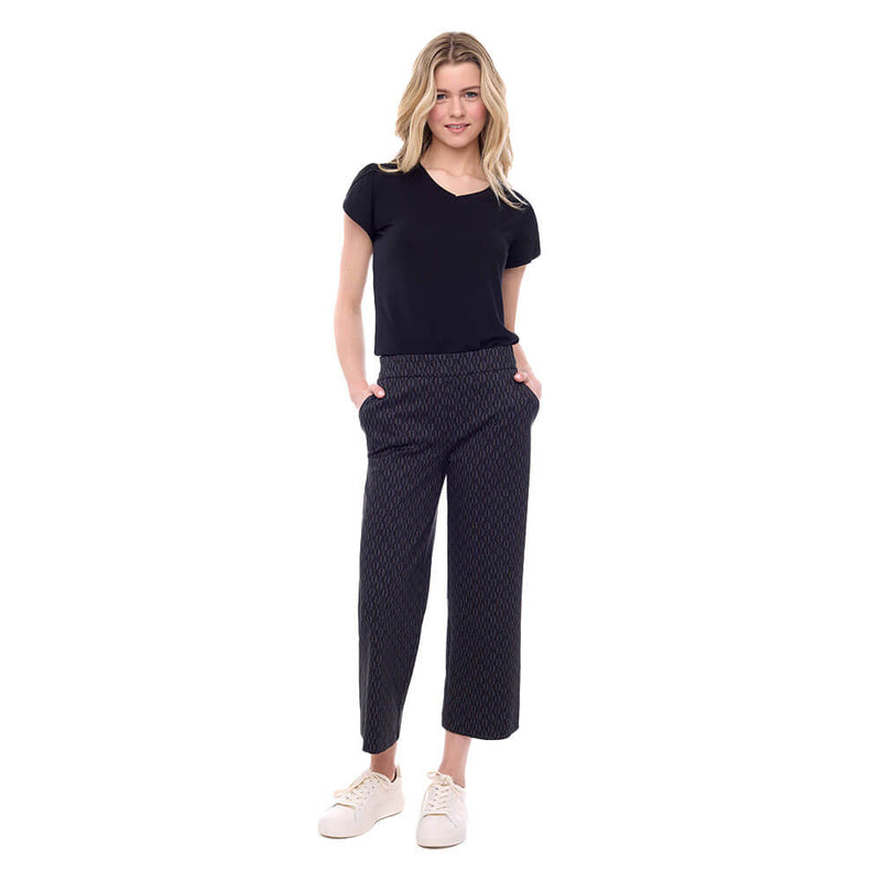 UP! 24-Inch Ovaltine Ponte Gaucho Pant - Ovaltine FINAL SALE