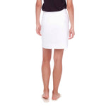 UP! 18-Inch Techno Solid Skort - White