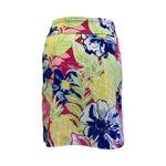 UP! 18-Inch Maui Techno Vented Skort - Multi-Colored Floral Maui Print