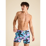 Chubbies 5.5-Inch The Fluorescent Funk Swim Trunks - Black