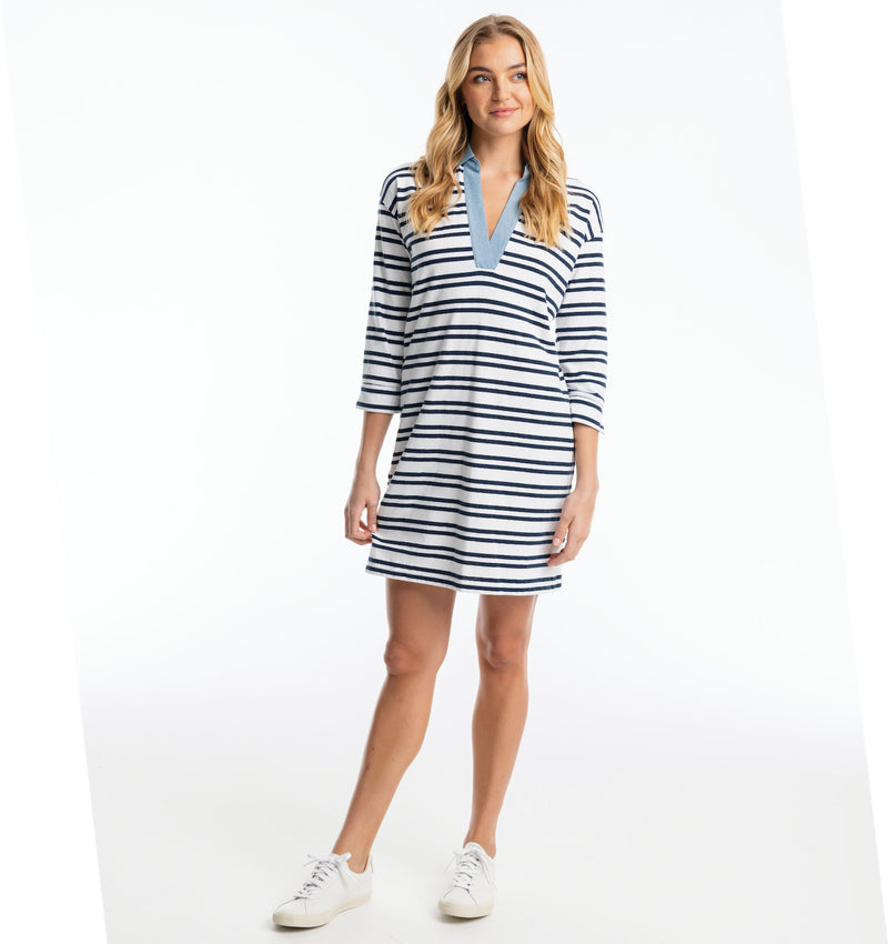 Southern Tide Womens Carolena Dress - True Navy*