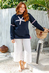 West Indies Wear Island Girl Hoodie Sweatshirt - Navy