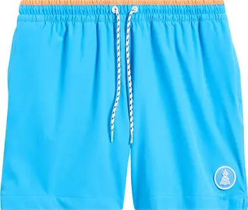Chubbies 5.5-Inch The Blue Barracudas Swim Trunks - Bright Blue - Solid