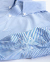 Southern Tide Brrr Intercoastal Bengal Stripe Classic Fit Sport Shirt - Cobalt Blue