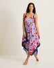 Tommy Bahama Women's Chambray Beach Scarf Dress Cover Up - Mare Navy