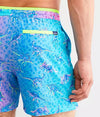 Chubbies 5.5-Inch The Dino Delights Swim Trunks - Turquoise/Aqua