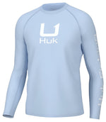 Huk Icon Crew Long Sleeve T-Shirt - Ice Water