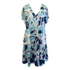 La Mer Luxe Mika Short Sleeve Dress - Caroline/Aegean
