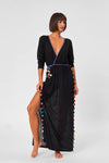 Pitusa Santorini Dress Cover Up - Black