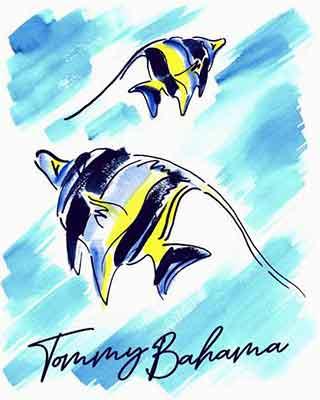 Tommy Bahama Men's Aquatic Oasis T-Shirt - White