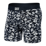 SAXX Vibe Super Soft Castaway Boxer Briefs - Dark Ink