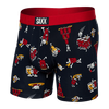 SAXX Vibe Super Soft Party Foul Boxer Briefs - Dark Ink