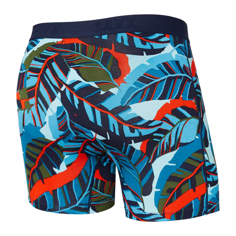 SAXX Vibe Super Soft Blue Pop Boxer Briefs - Jungle