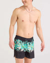 Saxx 5-Inch Oh Buoy 2N1 Volley Swim Trunks - Diamondhead - Black