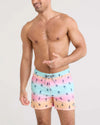 Saxx 5-Inch Oh Buoy 2N1 Volley Swim Trunks - Summer Ombre - Multi