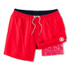 Chubbies 5.5-Inch The Fired Ups Swim Trunks - Bright Red