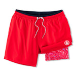 Chubbies 5.5-Inch The Fired Ups Swim Trunks - Bright Red