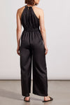 Tribal Halter Neck Jumpsuit - Black