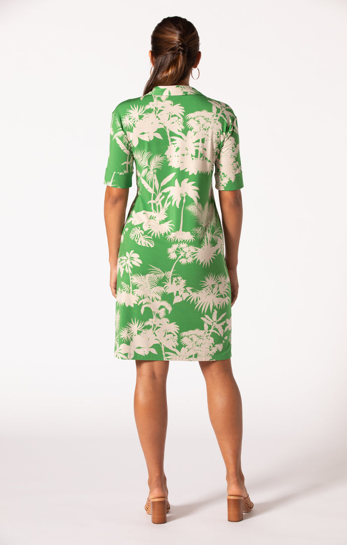 Tori Richard Botanical Garden Phoenix Dress - Palm