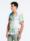 Robert Graham Sardinia Short Sleeve Classic Fit Sport Shirt - Multi