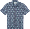 Tori Richard Men's Noble Palm Cotton Lawn Camp Shirt - Navy