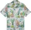 Tori Richard Men's Odyssea Silk Camp Shirt - Water