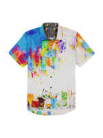 Robert Graham Sardinia Short Sleeve Classic Fit Sport Shirt - Multi