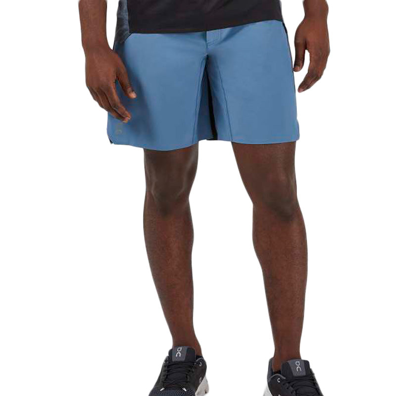 On Men's Lightweight Shorts - Cerulean / Black