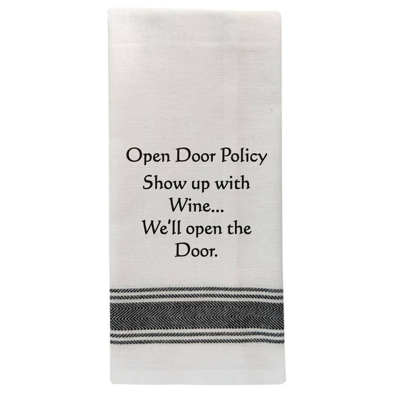 Tea Towel - BB-O-37 Open door policy...