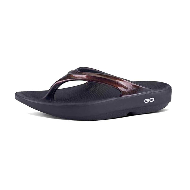 Oofos Women's OOlala Luxe Thong Sandals - Cabernet