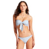 Seafolly Summer Crush Reversible Hipster Bikini Bottom - Powder Blue